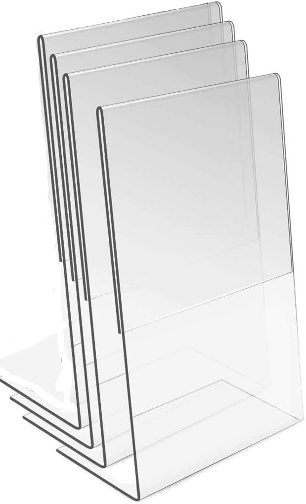 Clear Acrylic A6 Display Stand | Perfect tool for Presenting Important Documents | SIZE : A6 (4 x 6 Inch )