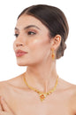 1Gm Gold Rani Haar Necklace and Earring Set