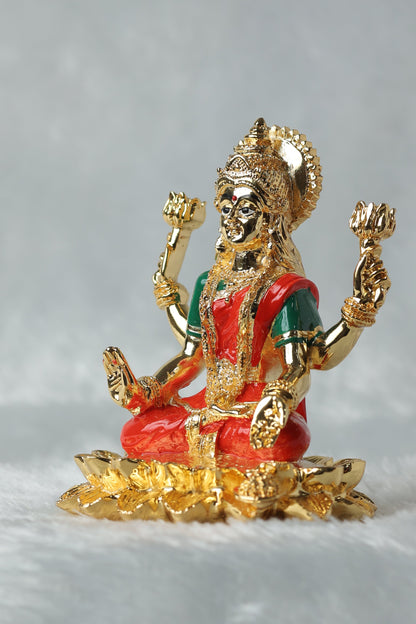 Gold Plated Laxmi Ji || Laxmi Ji God Idol