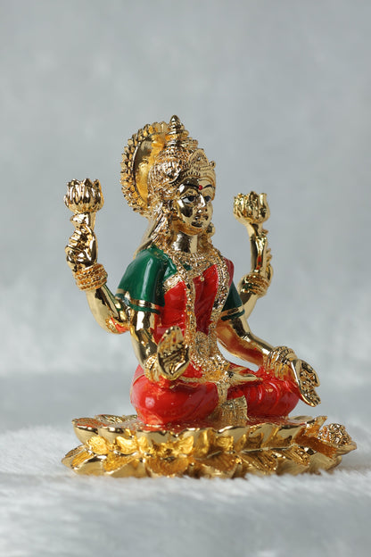 Gold Plated Laxmi Ji || Laxmi Ji God Idol