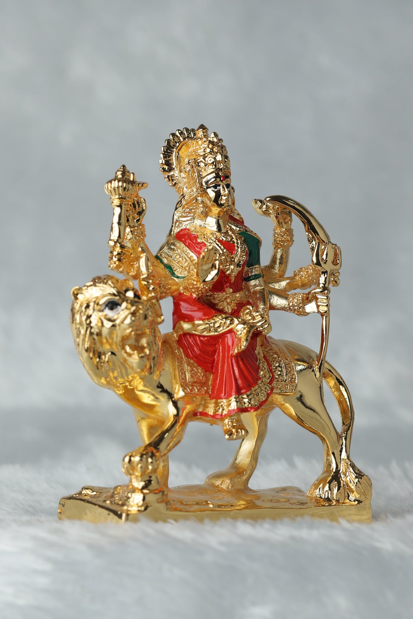 Shera Vali Mata God Idol || Gold Plated Shera Vali Mata