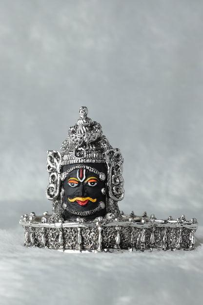 Mahakal Shivling Silver plated Antique Finish || Shivling