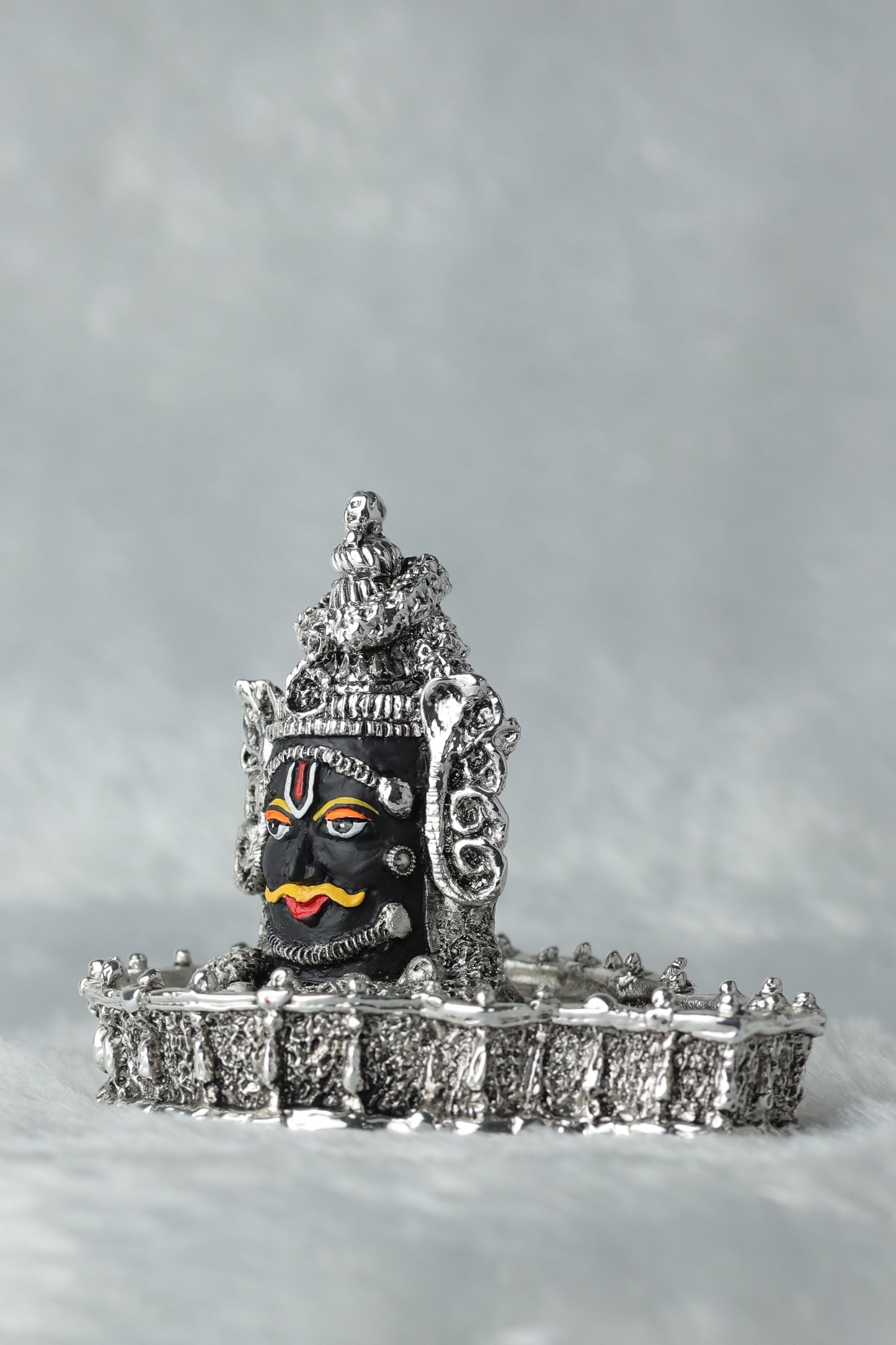 Mahakal Shivling Silver plated Antique Finish || Shivling