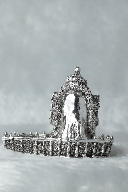 Mahakal Shivling Silver plated Antique Finish || Shivling