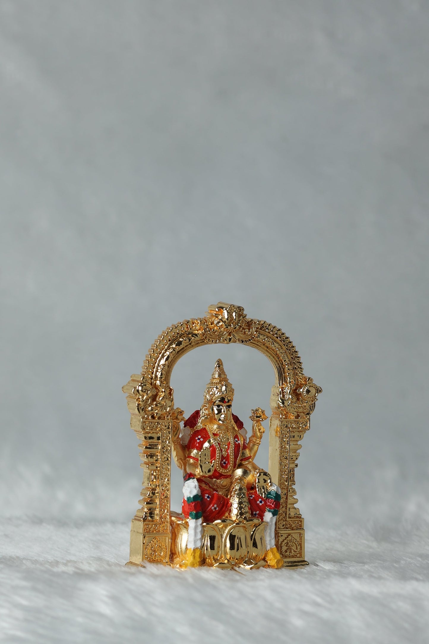 Gold Plated Aarch Tirupati Balaji , Laxmi and Padmavati