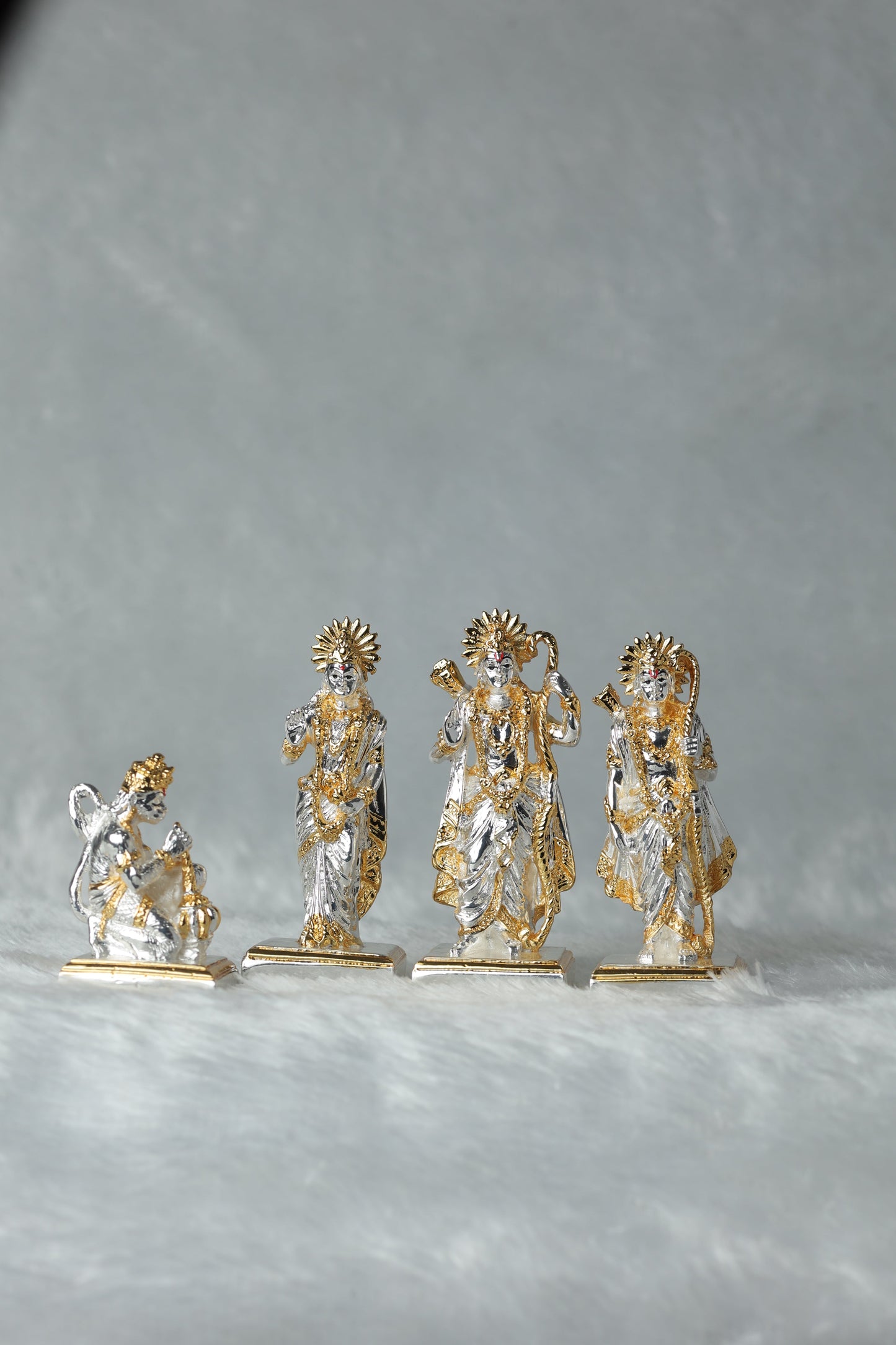 Gold and Silver plated Ram Darbar( Ram,Laxman,Sita ji and Hanuman Ji)|| Ram Darbar