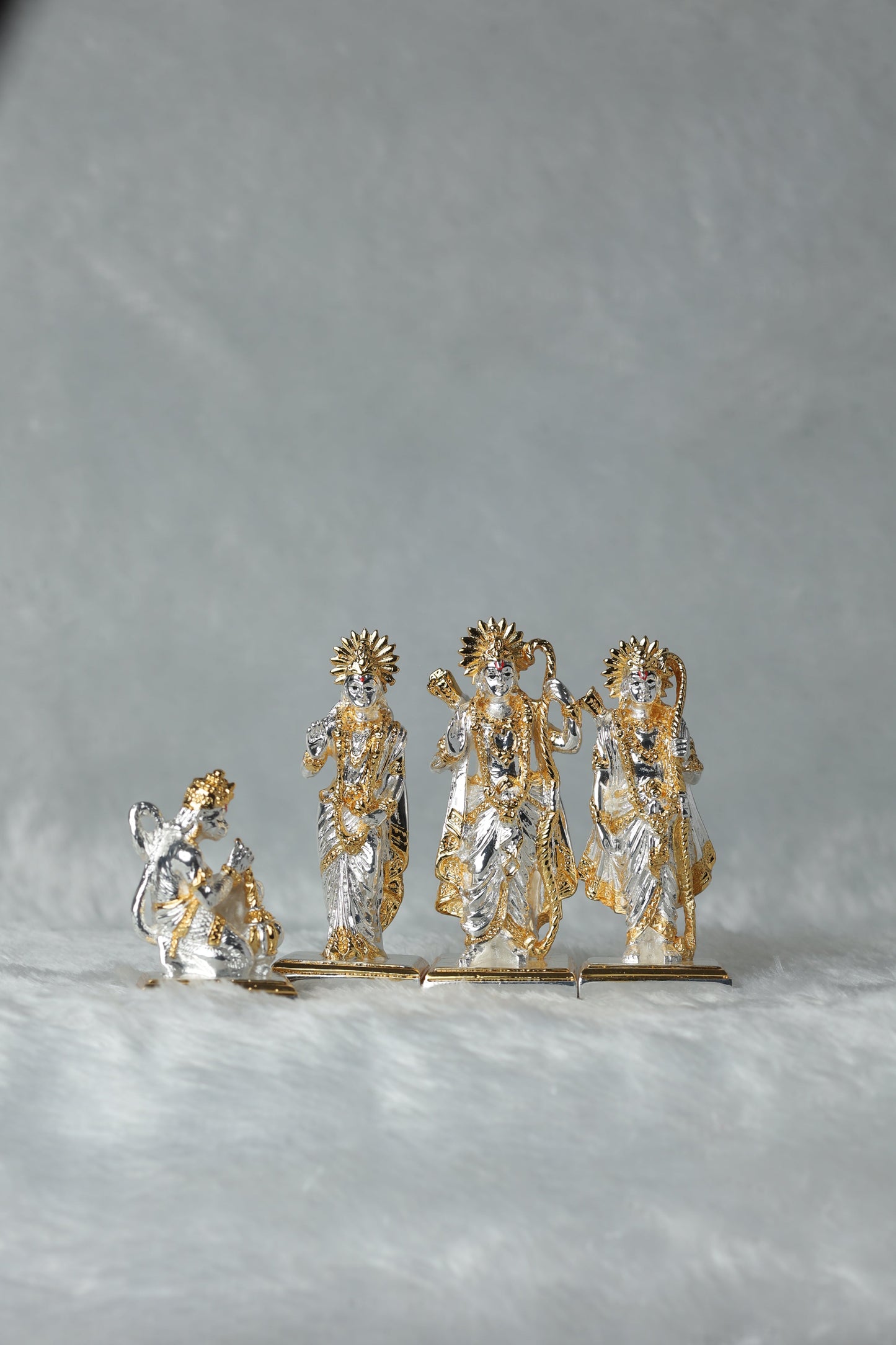 Gold and Silver plated Ram Darbar( Ram,Laxman,Sita ji and Hanuman Ji)|| Ram Darbar