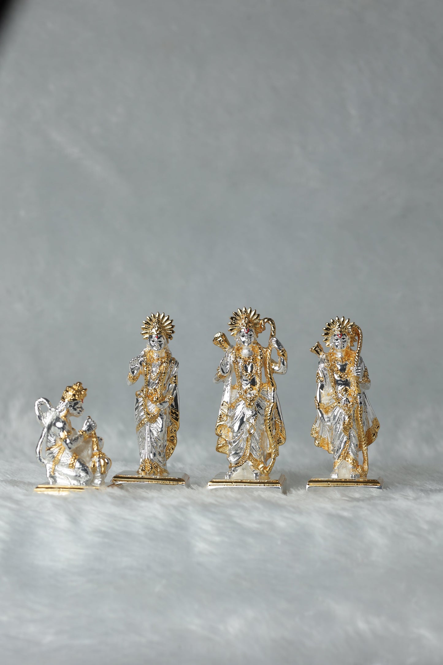 Gold and Silver plated Ram Darbar( Ram,Laxman,Sita ji and Hanuman Ji)|| Ram Darbar