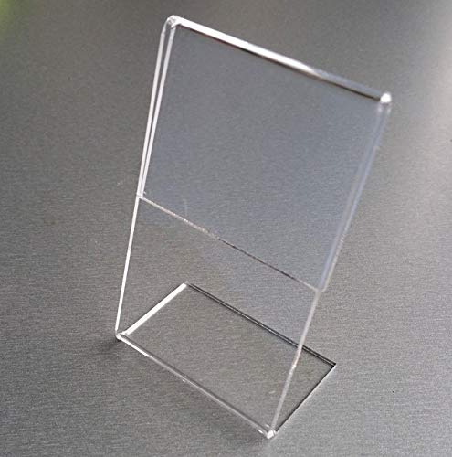 Clear Acrylic A6 Display Stand | Perfect tool for Presenting Important Documents | SIZE : A6 (4 x 6 Inch )